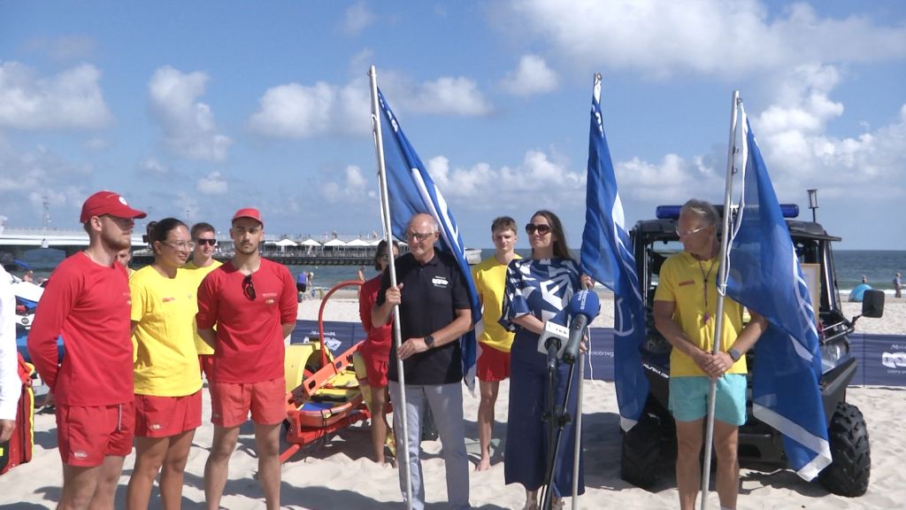 Kołobrzeg z Błękitnymi Flagami