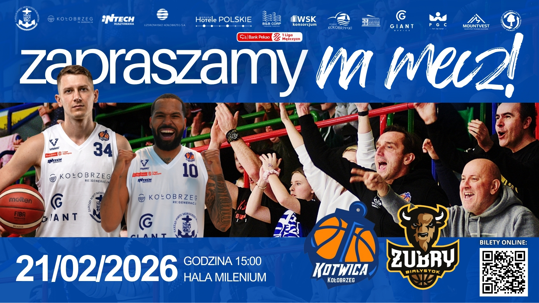 Kotwica zagra z Żubrami dla kotów